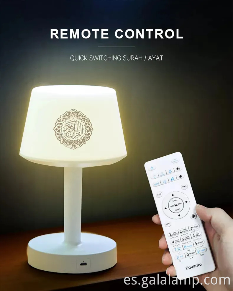 Player de música del Corán islámico portátil para escuchar espiritual